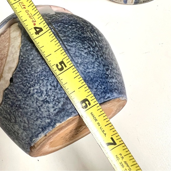 ITALICA ARS 2-piece Vintage MID CENTURY MODIGLIANI POTTERY 8.5” Peasant Women - Picture 10 of 13